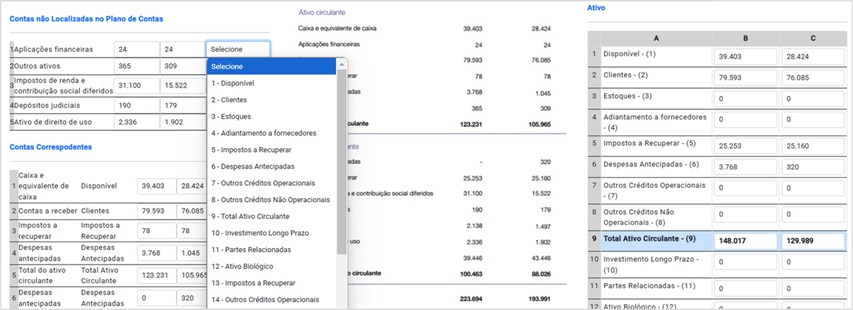 CreditVision - Reclassificação de Balanços